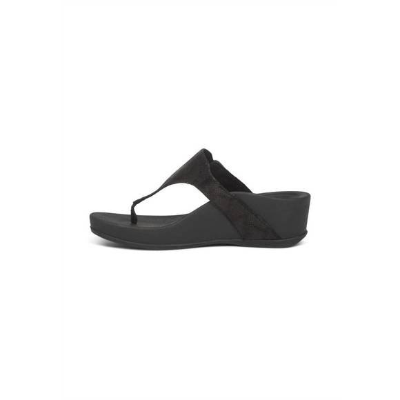NEW AETREX women's kate sandal in black - Picture 3 of 3